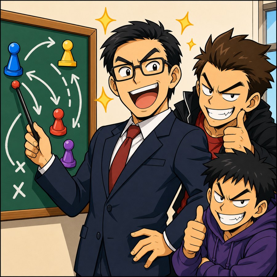 意思表示の第三者と無権代理責任のゴロを表す漫画風イラスト